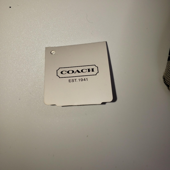 Coach small top handle bag black signature pattern - Picture 8 of 8